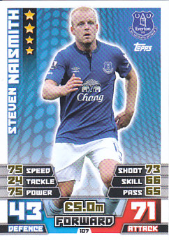 Steven Naismith Everton 2014/15 Topps Match Attax #107